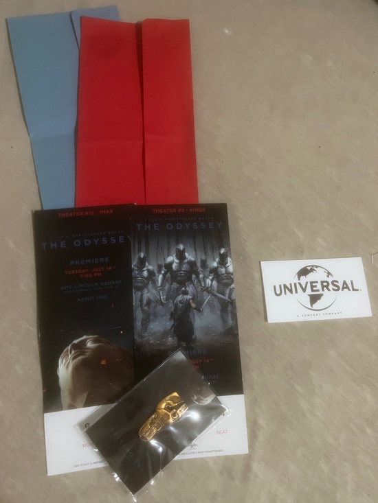 The Odyssey Other - The Odyssey BOTH Premiere Tickets NY & Pin 7/14/2026 READ. SEE my others